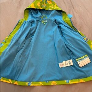 Stephen Joseph Bulldozer Raincoat size 4T